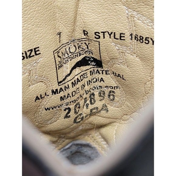 SMOKY MOUNTAIN BOOTS Blaze‎ Western Boots, Color: Brown/Black Size 7 - Picture 10 of 10